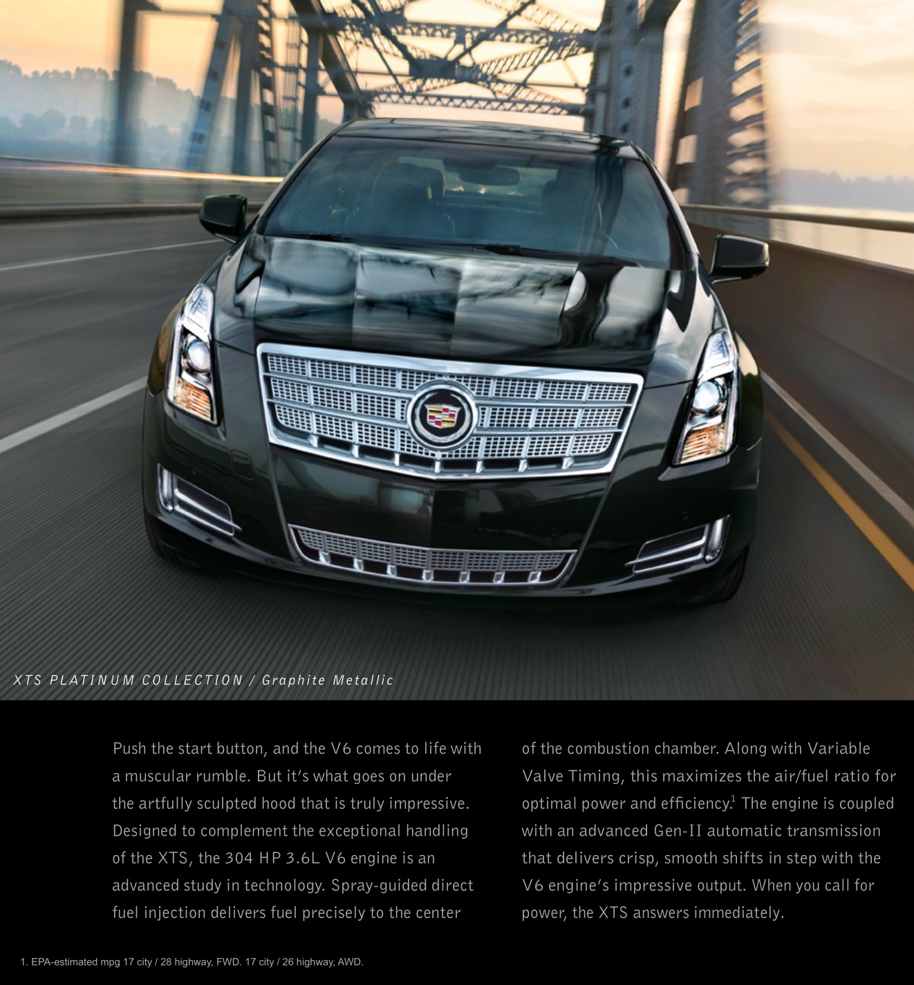 2013 Cadillac XTS Brochure Page 1